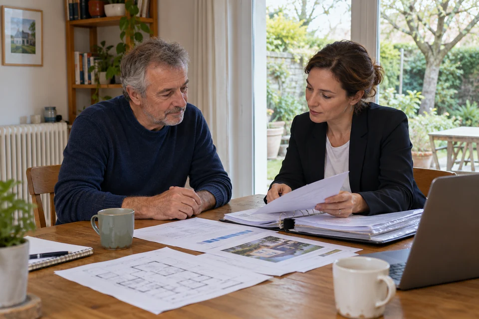 A homeowner discussing debt and property expenses.