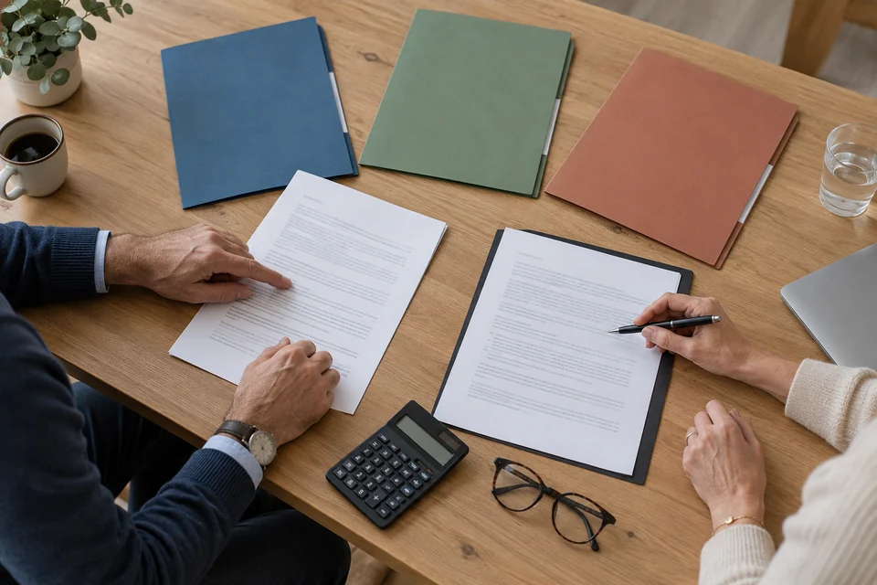 Des documents sont comparés afin de comprendre les engagements et les limites de plusieurs options.